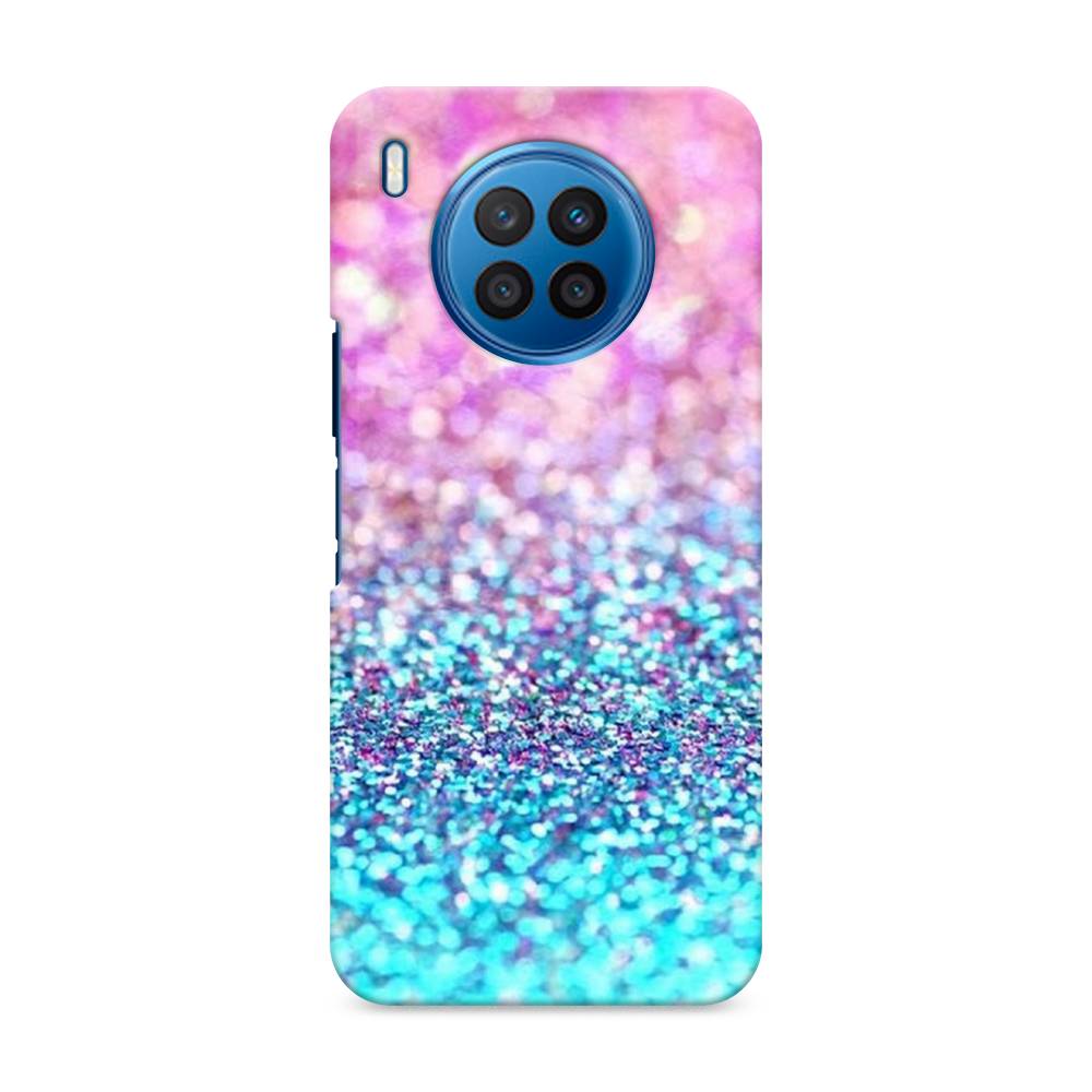 

Чехол Awog "Розово-голубые глиттеры рисунок" для Huawei Nova 8i