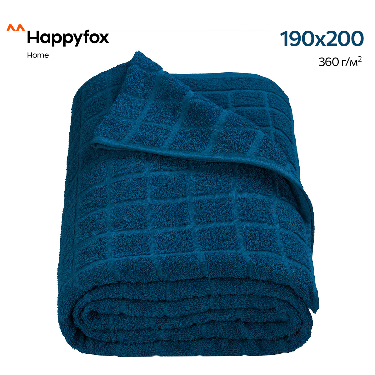 

Простыня Happy Fox Home HFTG0265 т синий 190Х200, HFTG0265