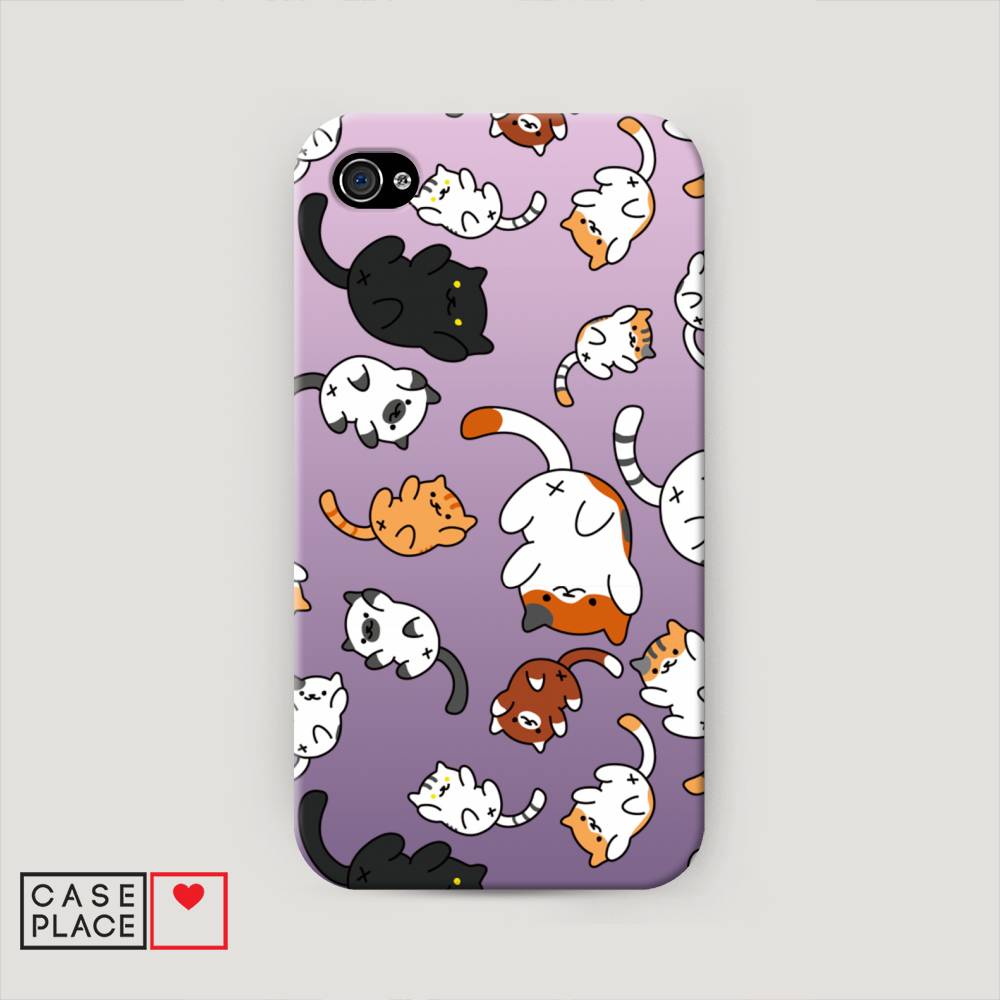 

Пластиковый чехол "Котопад" на Apple iPhone 4, 10120-5
