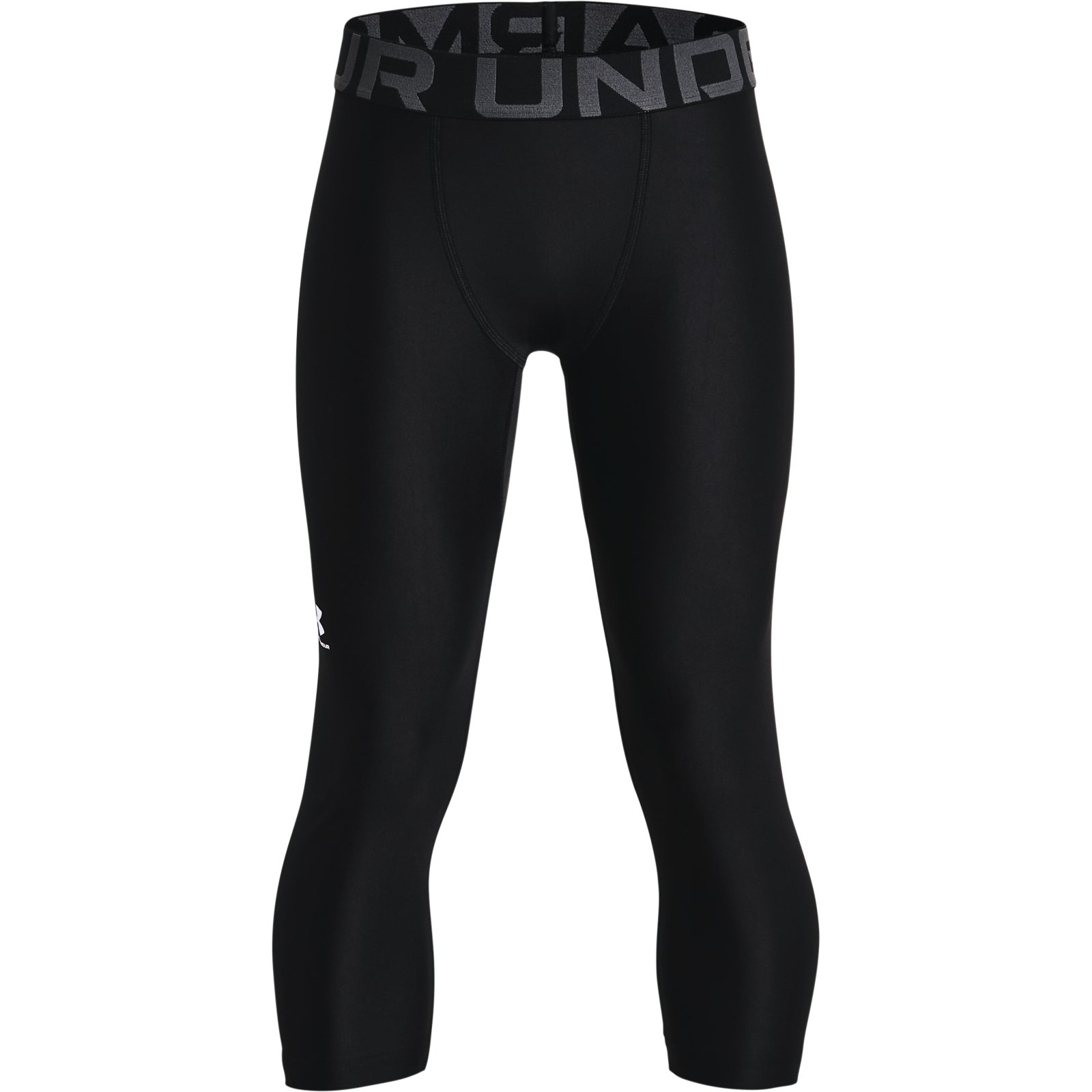 фото Тайтсы under armour hg 3/4 leggings 1361741-001 цв.черный р. ylg