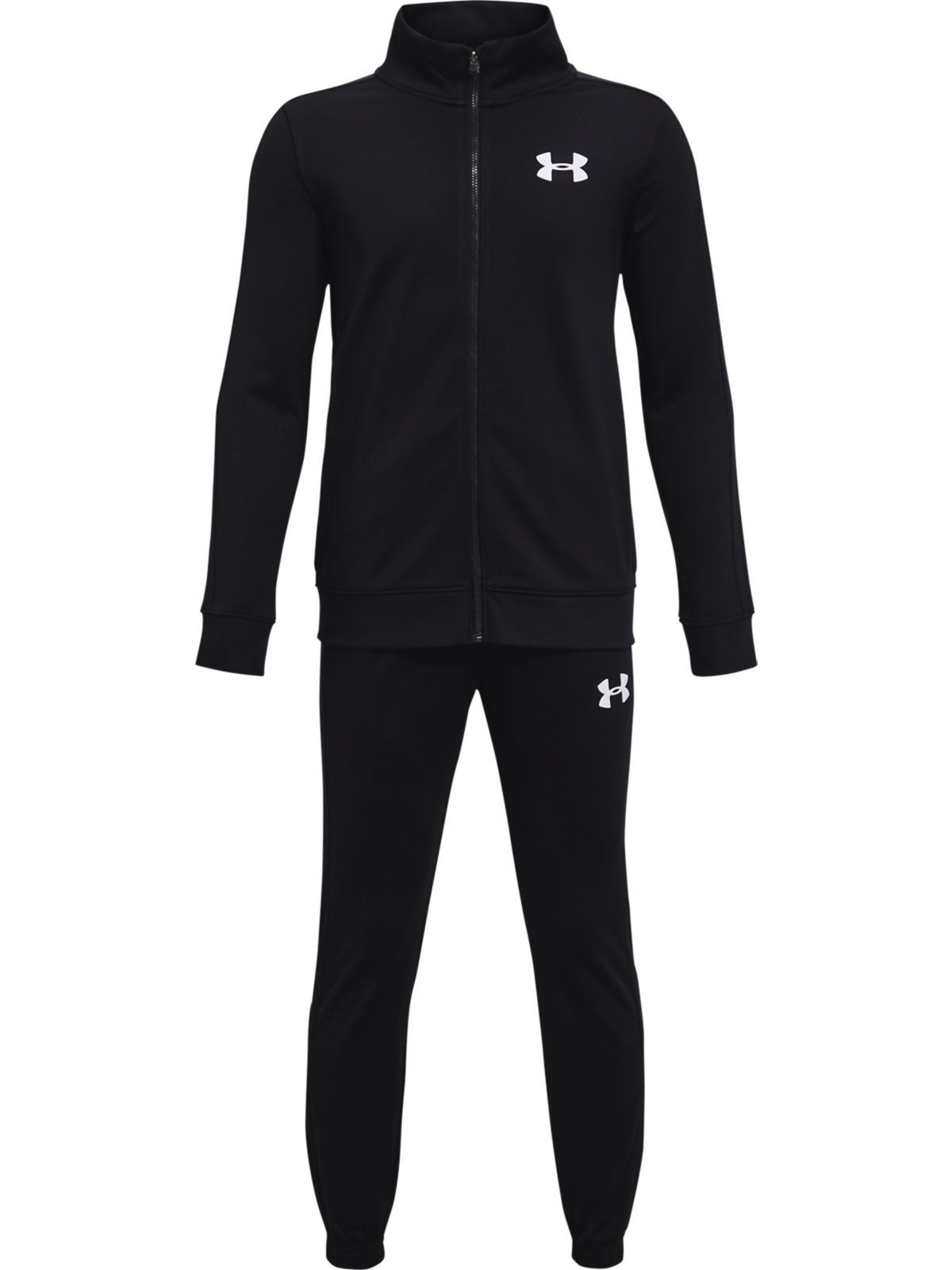 фото Спортивный костюм under armour knit track suit 1363290-001 цв.черный р. yxl