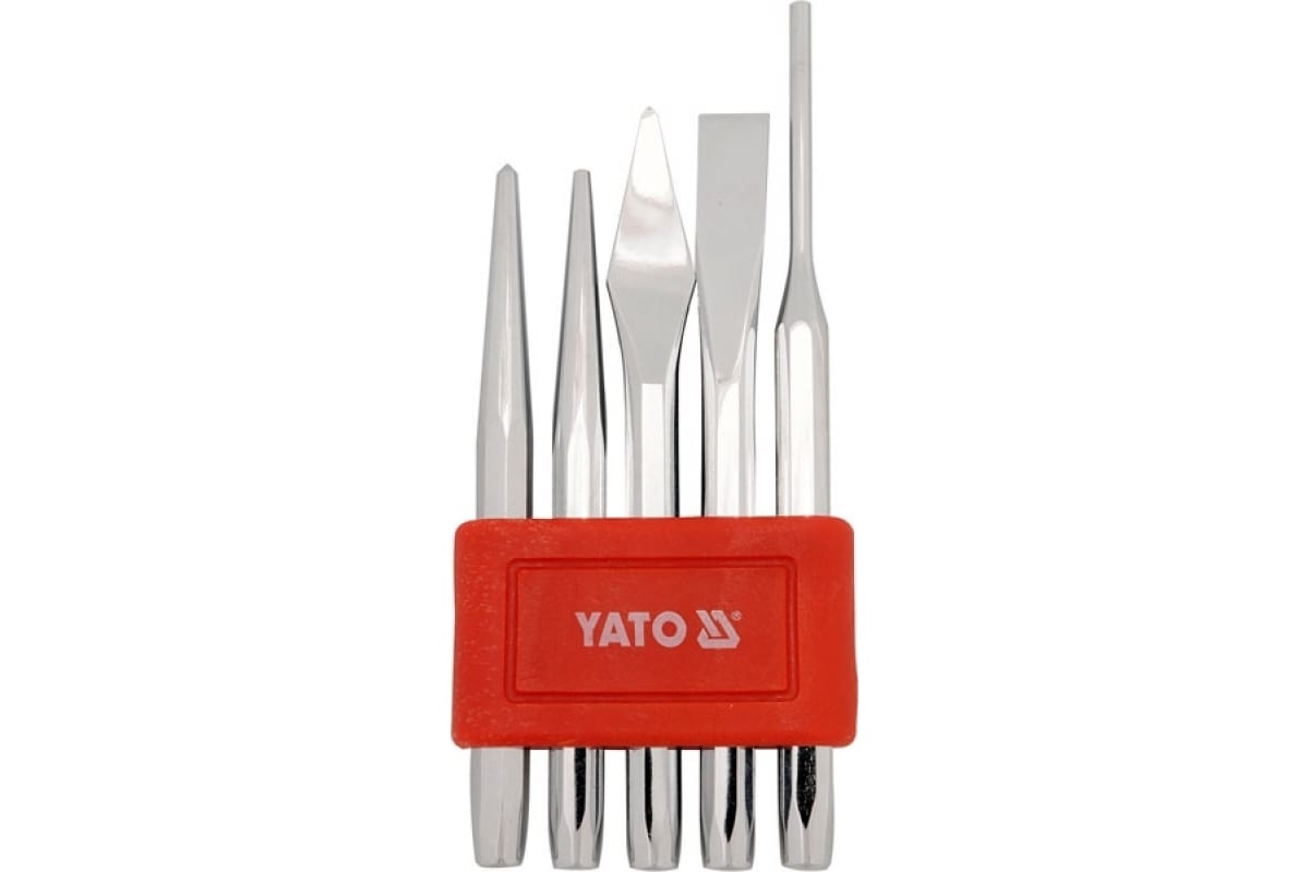 Набор Зубил И Пробойников 5 Пр Yt-4694 Yt-4693 Yt-4691 Yt-4690 Yt-4692 YATO арт. YT-4695