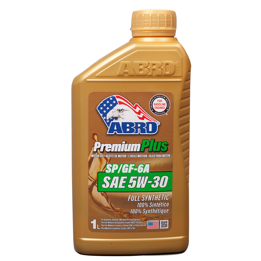 Моторное масло ABRO Premium Plus Full Synthetic 5w30 синтетическое 1л