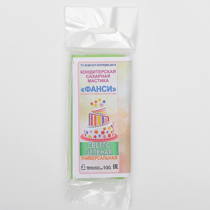 Мастика Фанси светло зеленая 100 г