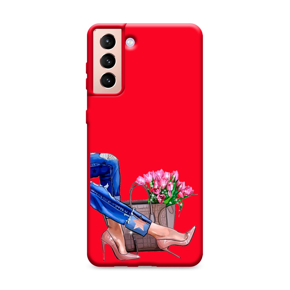 

Чехол Awog на Samsung Galaxy S21 + / Самсунг S21 + "Каблучки", Разноцветный, 2102153-1