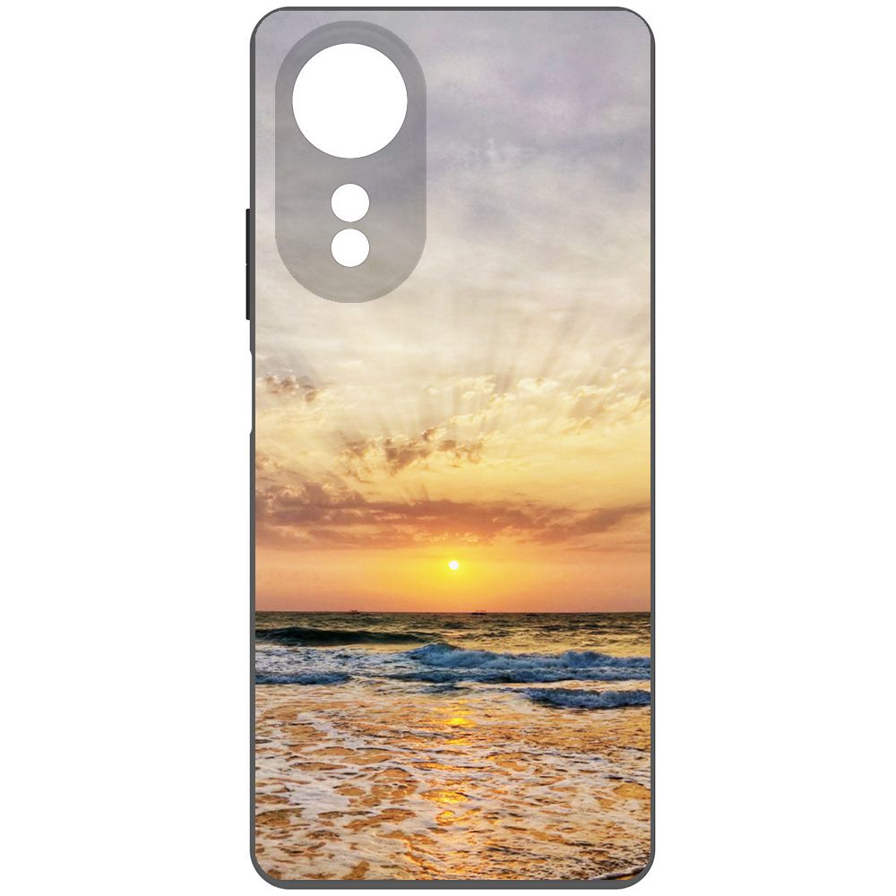 

Чехол-накладка Krutoff Soft Case Индия, Пляжи Гоа для Oppo A58 4G черный