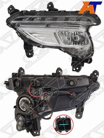 

Фара Противотуманная Hyundai Santa Fe 16-19 Lh