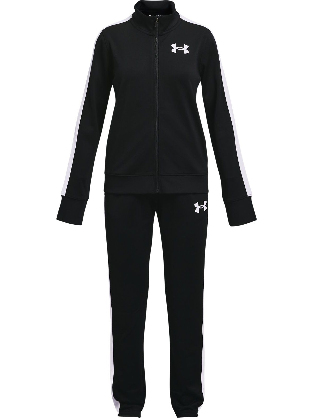 фото Спортивный костюм under armour knit track suit 1363380-002 цв.черный р. yxs