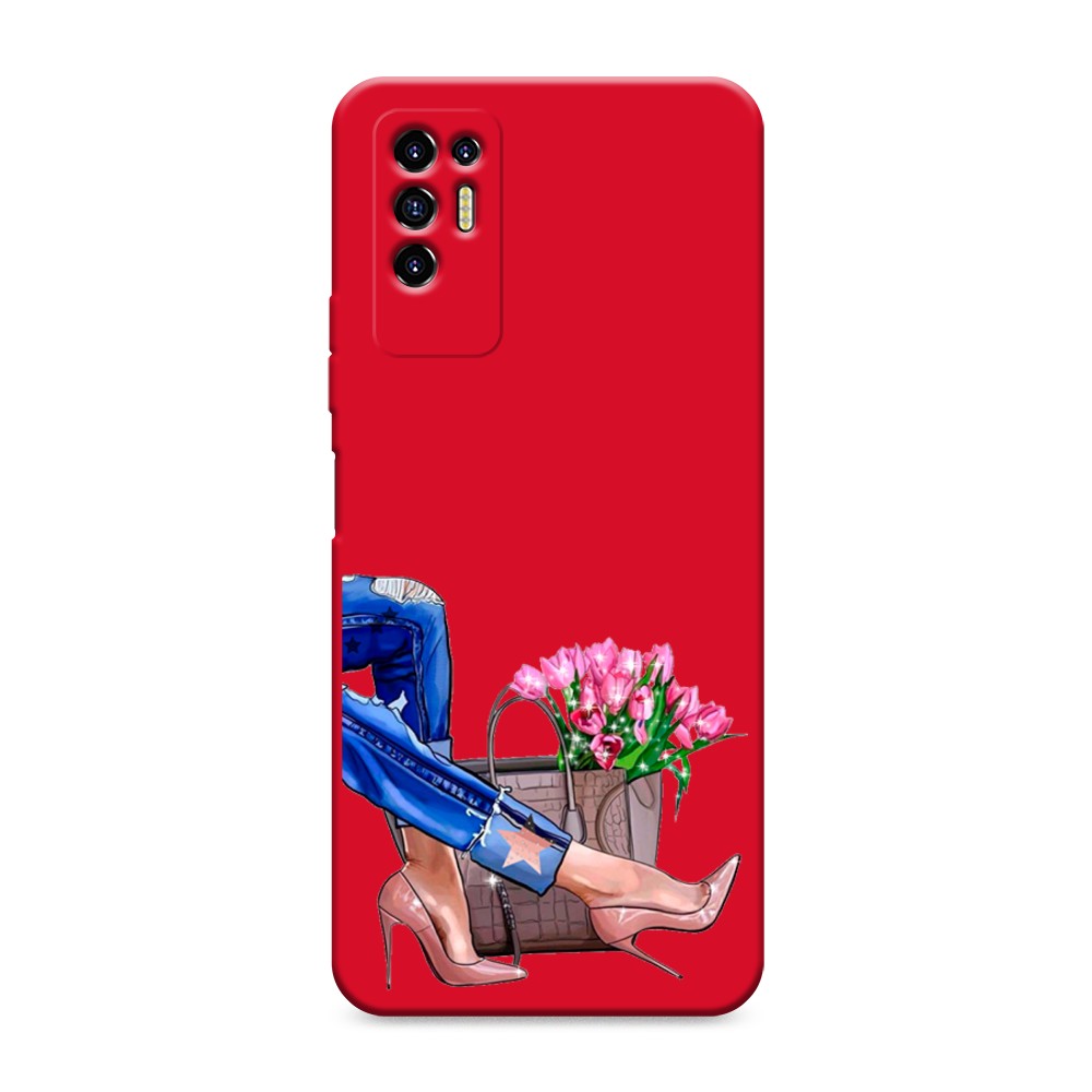 

Чехол Awog на Tecno Pova 2 "Каблучки", Разноцветный, 300553-1