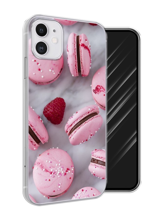 

Чехол Awog на Apple iPhone 11 / Айфон 11 "Макарони с малиной", Разноцветный, 12150-10