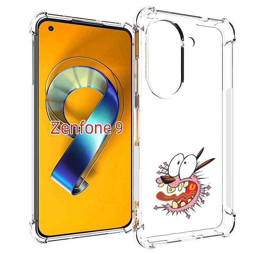 

Чехол MyPads испуганный бобик для Asus Zenfone 9 (AI2202), Прозрачный, Tocco