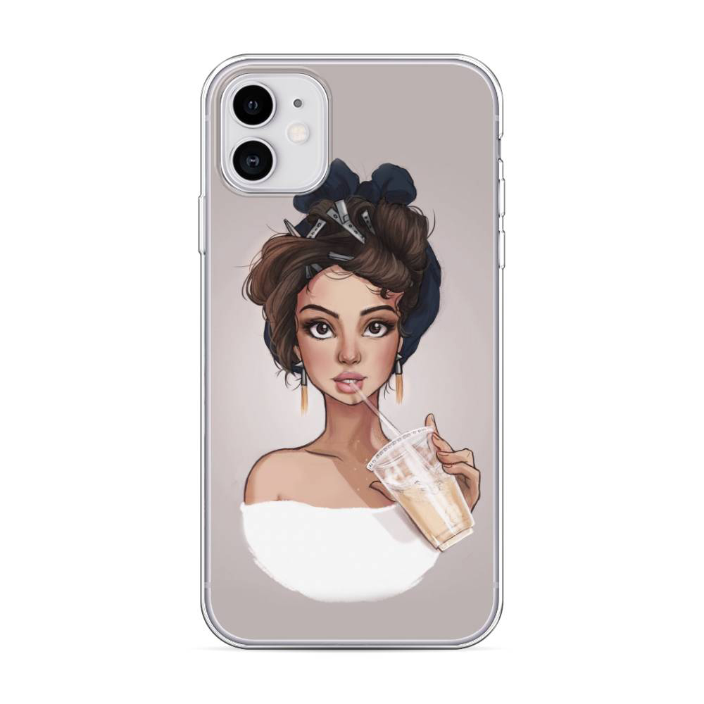 

Чехол Awog для Apple iPhone 11 "Девушка с фраппе"