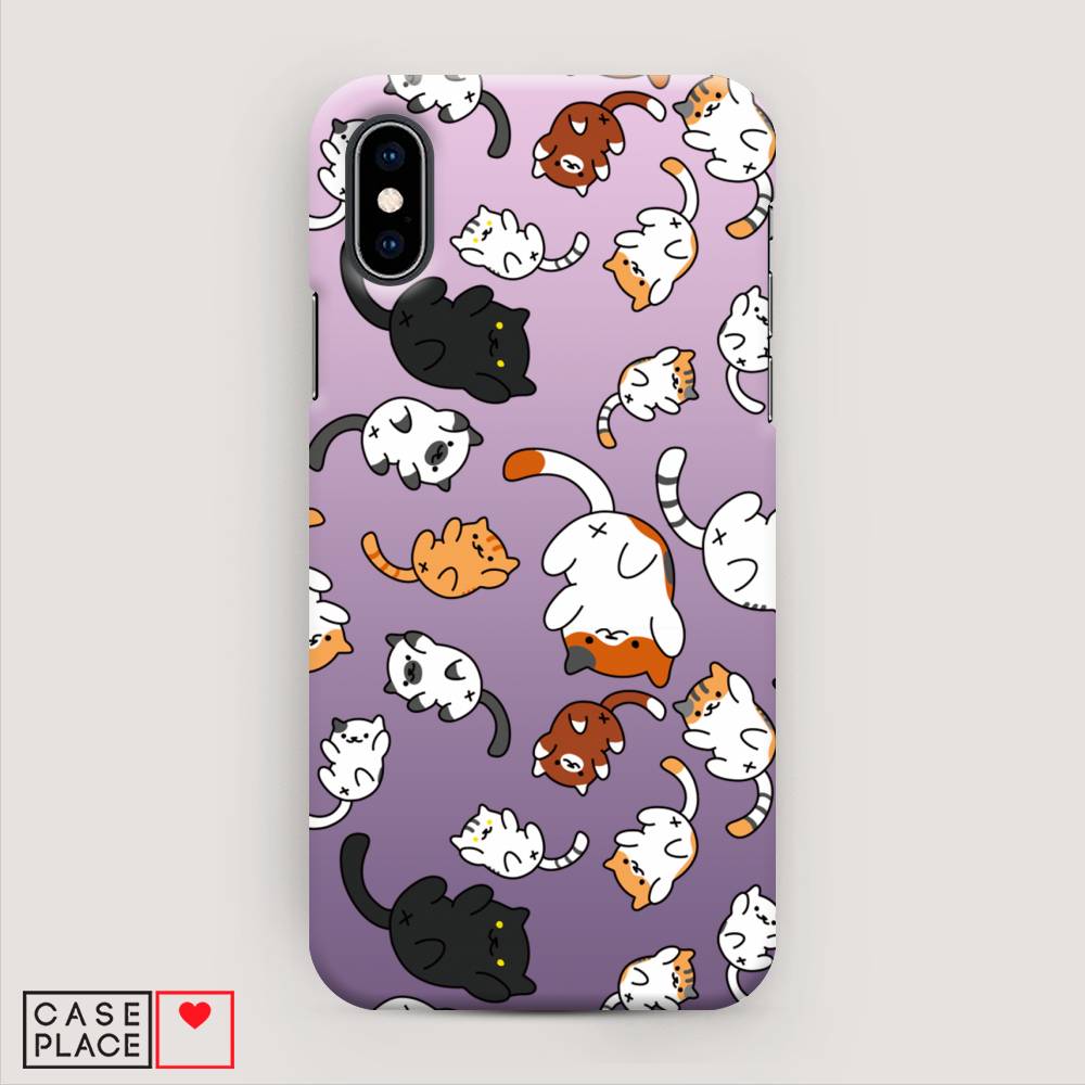 

Пластиковый чехол "Котопад" на Apple iPhone X (10), 11020-5