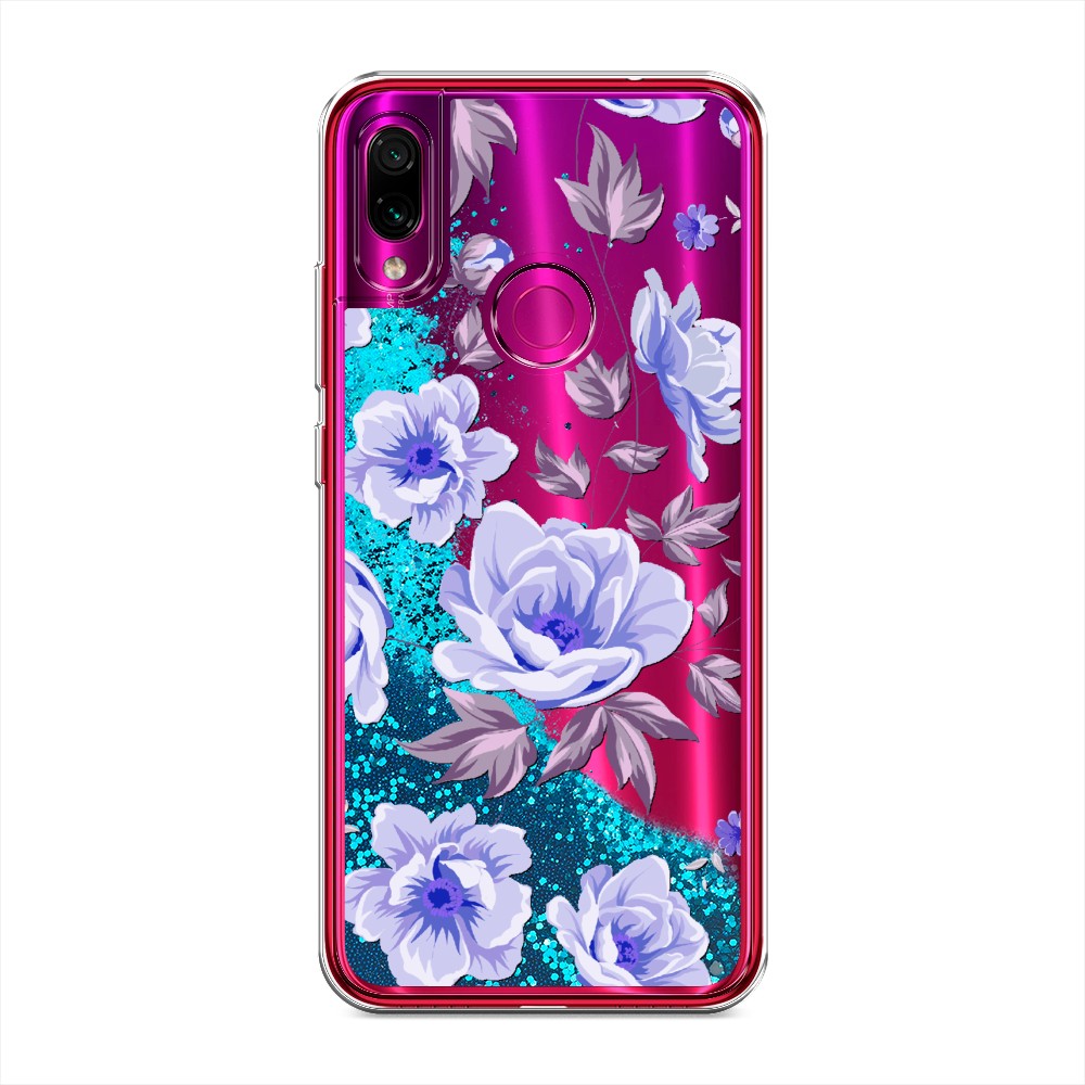 

Жидкий чехол с блестками "Цветочная фантазия 1" на Xiaomi Redmi Note 7