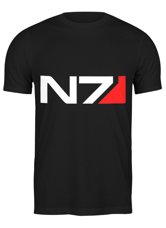 

Футболка мужская Printio N7 (mass effect) черная M, Черный, N7 (mass effect)