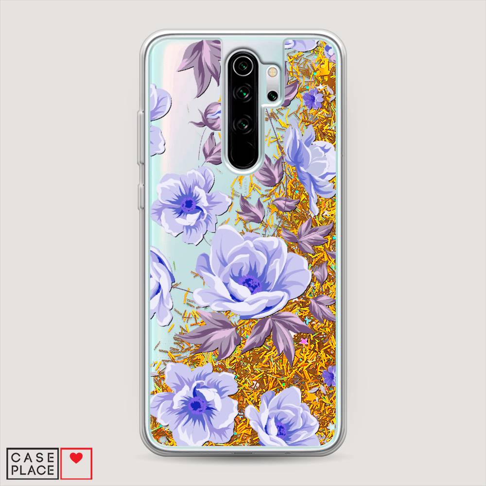 

Жидкий чехол с блестками "Цветочная фантазия 1" на Xiaomi Redmi Note 8 Pro, 36690-1