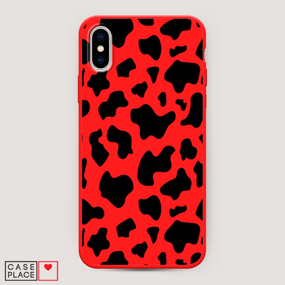 

Чехол Awog на Apple iPhone XS Max (10S Max) / Айфон XS Max (10S Max) "Пятна коровы черные", Разноцветный, 11953-1