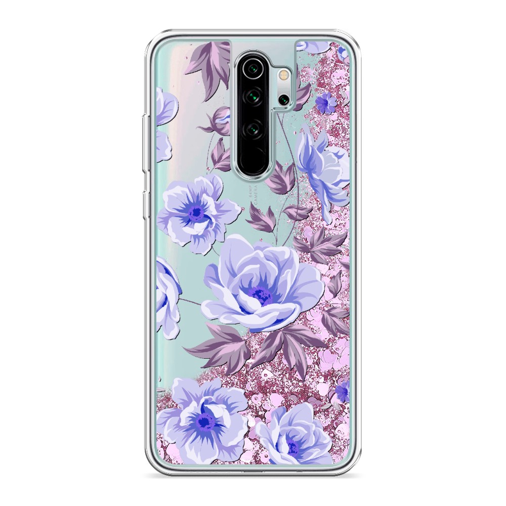 

Жидкий чехол с блестками "Цветочная фантазия 1" на Xiaomi Redmi Note 8 Pro