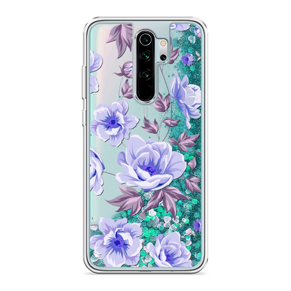 

Жидкий чехол с блестками "Цветочная фантазия 1" на Xiaomi Redmi Note 8 Pro, 36695-1