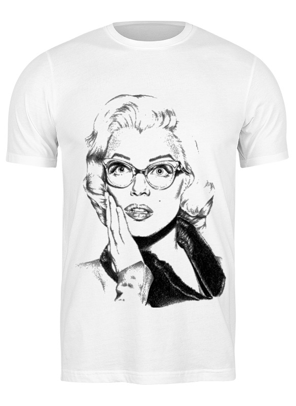 

Футболка мужская Printio Монро белая 2XL, Белый, Монро