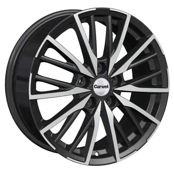 

Диск литой R18 7.5J 5x108/60.1 ET47 Carwel Оланга 1804 ABT 00116398, Хромированный