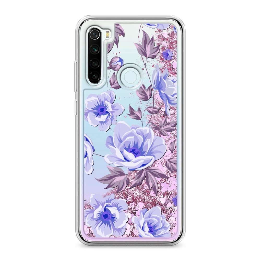 

Жидкий чехол с блестками "Цветочная фантазия 1" на Xiaomi Redmi Note 8T