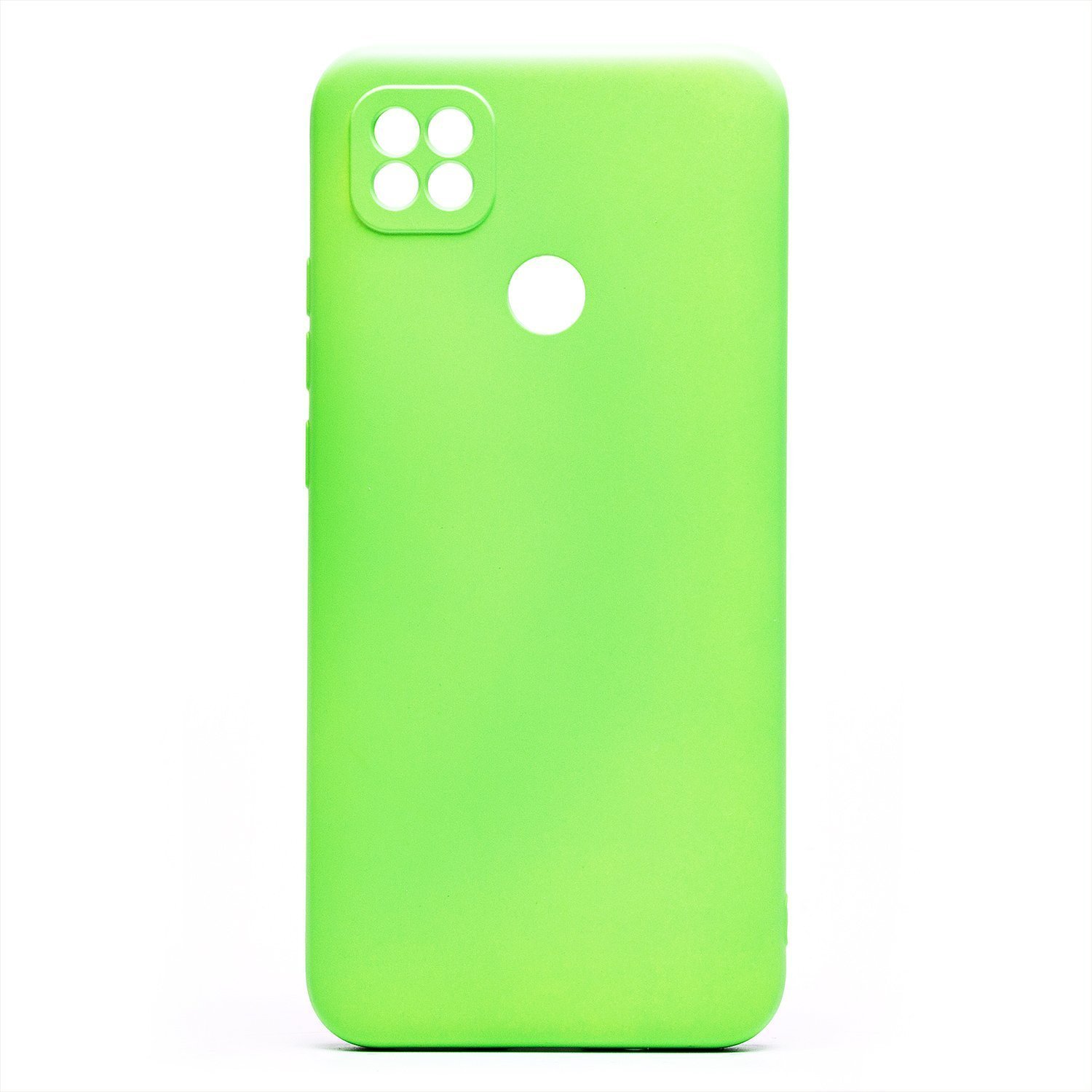 Чехол для Xiaomi Redmi 9C силиконовый Soft Touch 4 <зеленый>