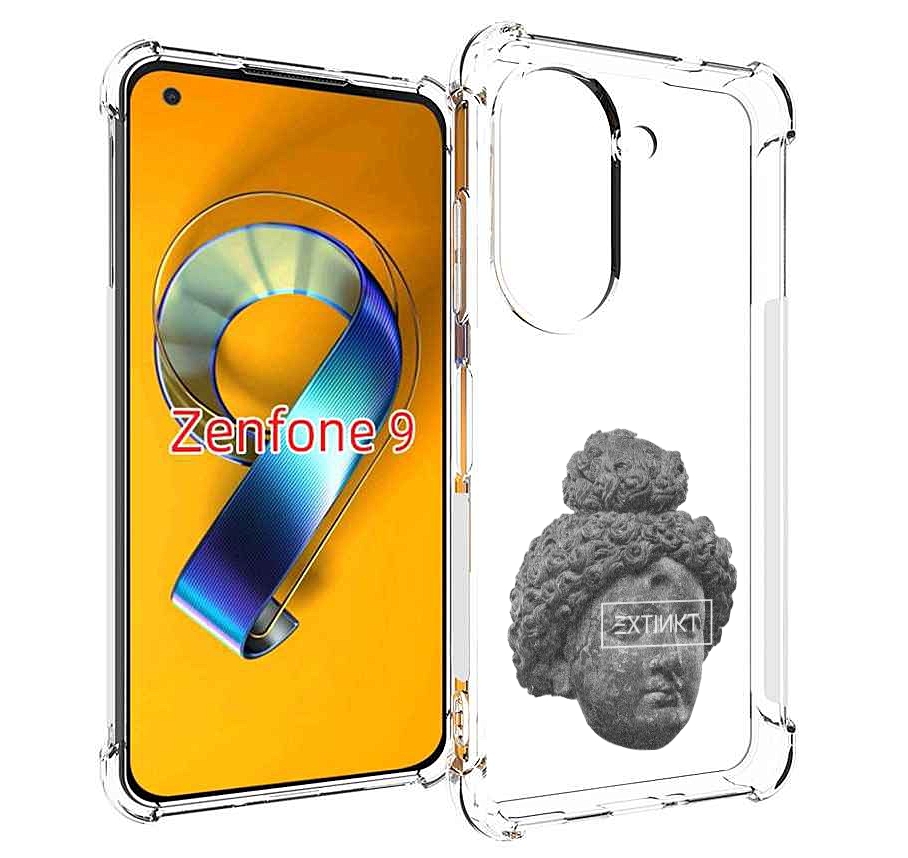 

Чехол MyPads каменное лицо девушки для Asus Zenfone 9 (AI2202), Прозрачный, Tocco