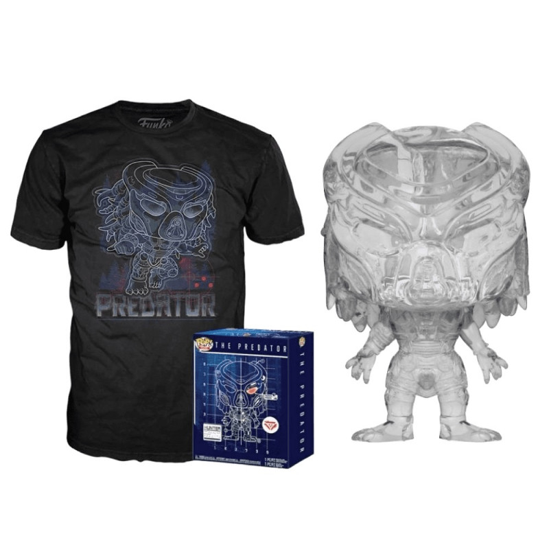 фото Набор фигурка+футболка funko pop and tee: the predator: predator s, 37131 target exclusive