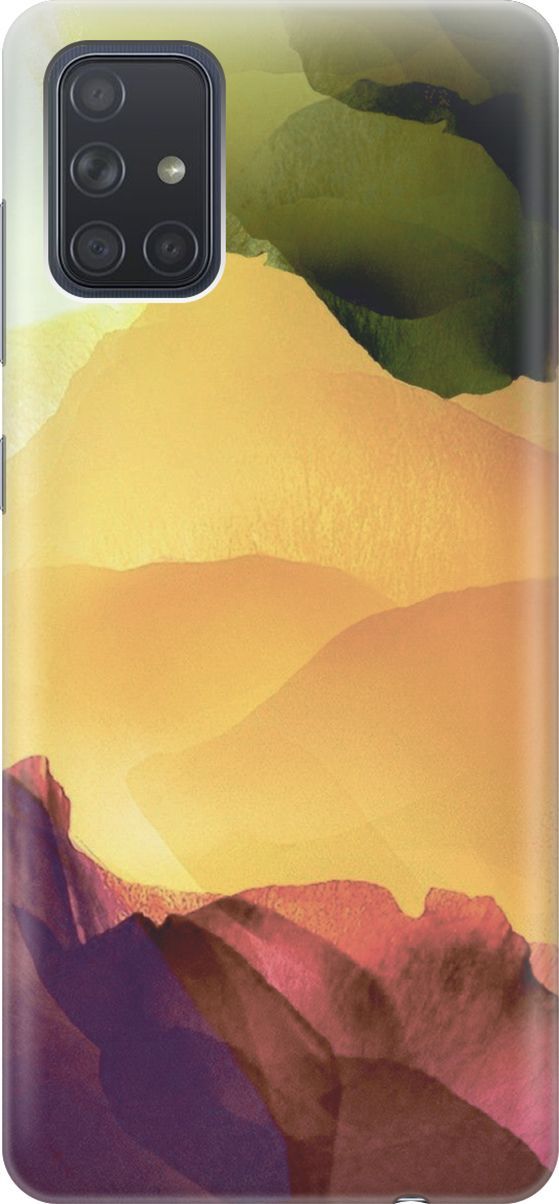 

Силиконовый чехол на Samsung Galaxy A71 с принтом "Разноцветный гербарий", Желтый;зеленый, 6257