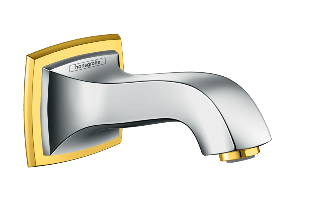 фото Излив на ванну hansgrohe metropol classic 13425090 хром/под золото