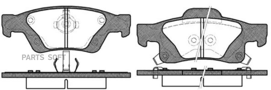 

Колодки дисковые з.\ Jeep Grand Cherokee 3.6/5.7 10> 1446 02 [68052386AA]