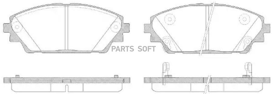 

Колодки дисковые п. \ Mazda 3 1.5/2.0/2.2D 13> 1569 02