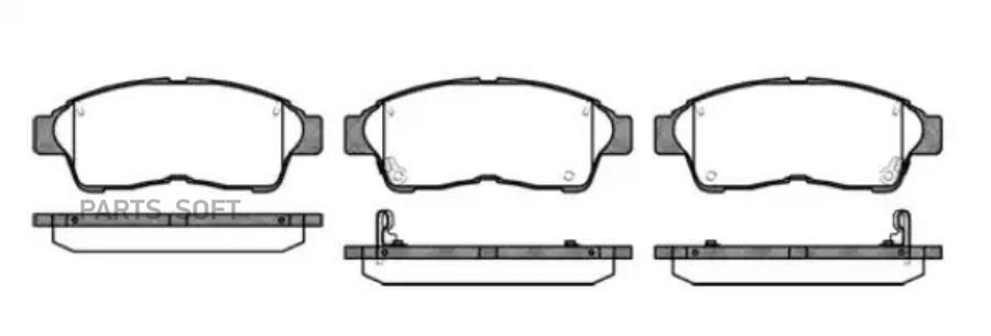 

Колодки дисковые п. Toyota CarinaE 93-97Camry 2.2 92-96Corolla 95-02 402 02 FDB867572333B