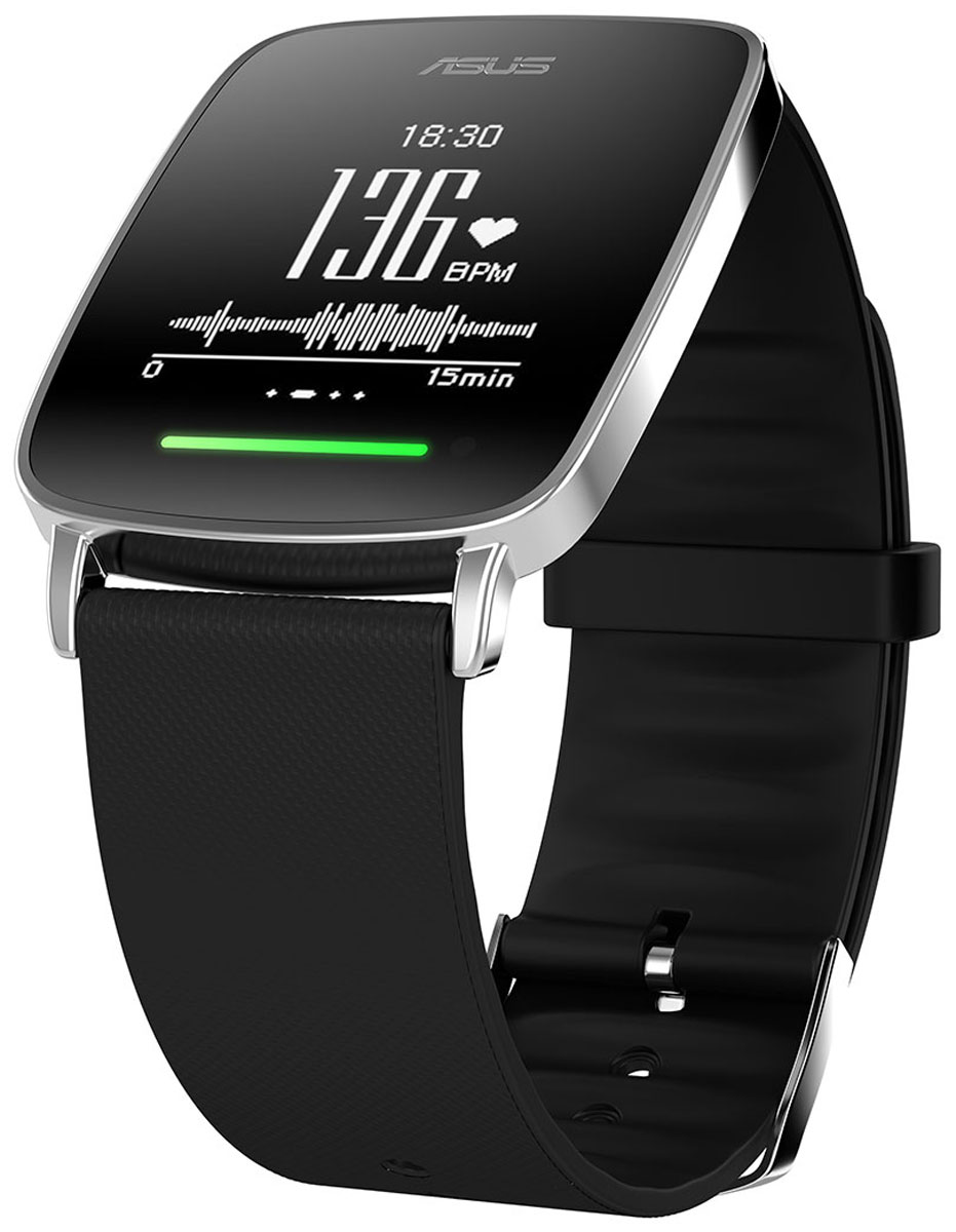 

Умные часы Asus VivoWatch HC-A01 Silver/Black (90HC0061-M00H00), VivoWatch HC-A01