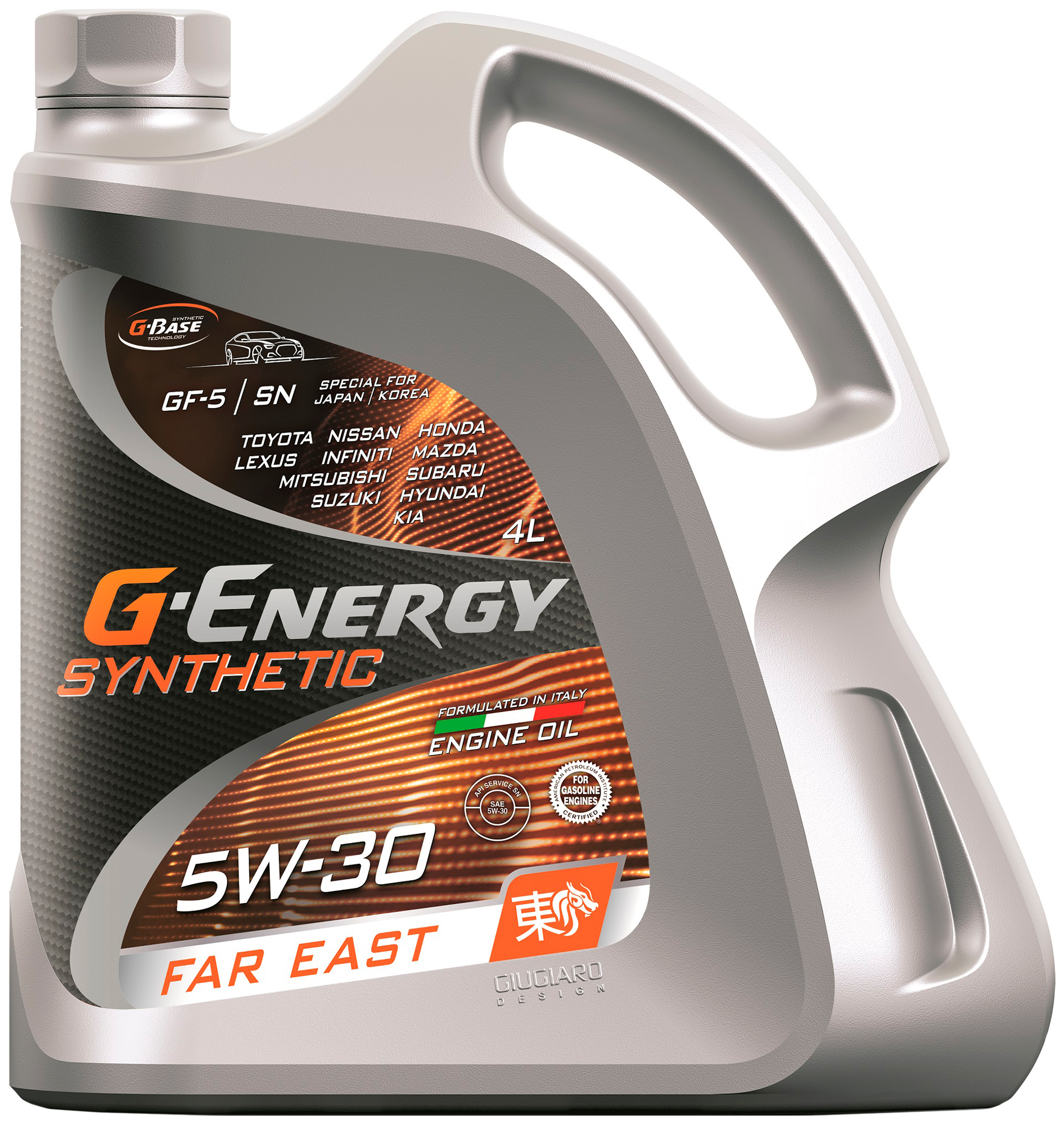 Моторное масло Gazpromneft синтетическое G-Energy 5/30 Synthetic Far East Sn 4л