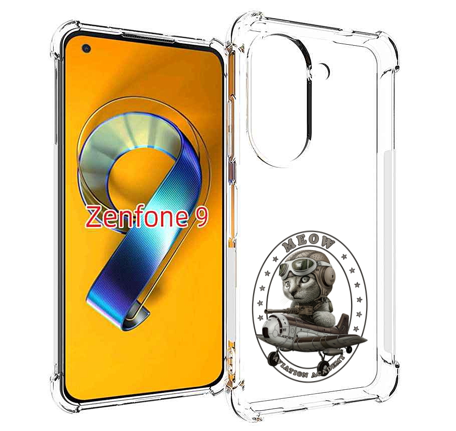 

Чехол MyPads кот в самолете для Asus Zenfone 9 (AI2202), Прозрачный, Tocco