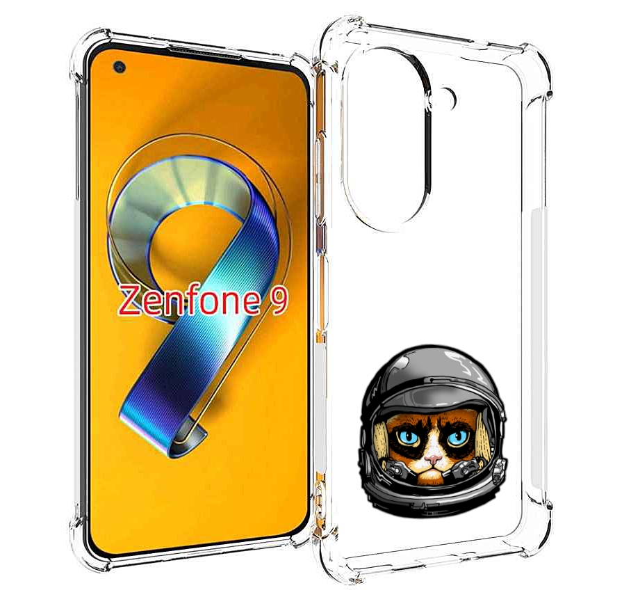 

Чехол MyPads кот космонавт для Asus Zenfone 9 (AI2202), Прозрачный, Tocco