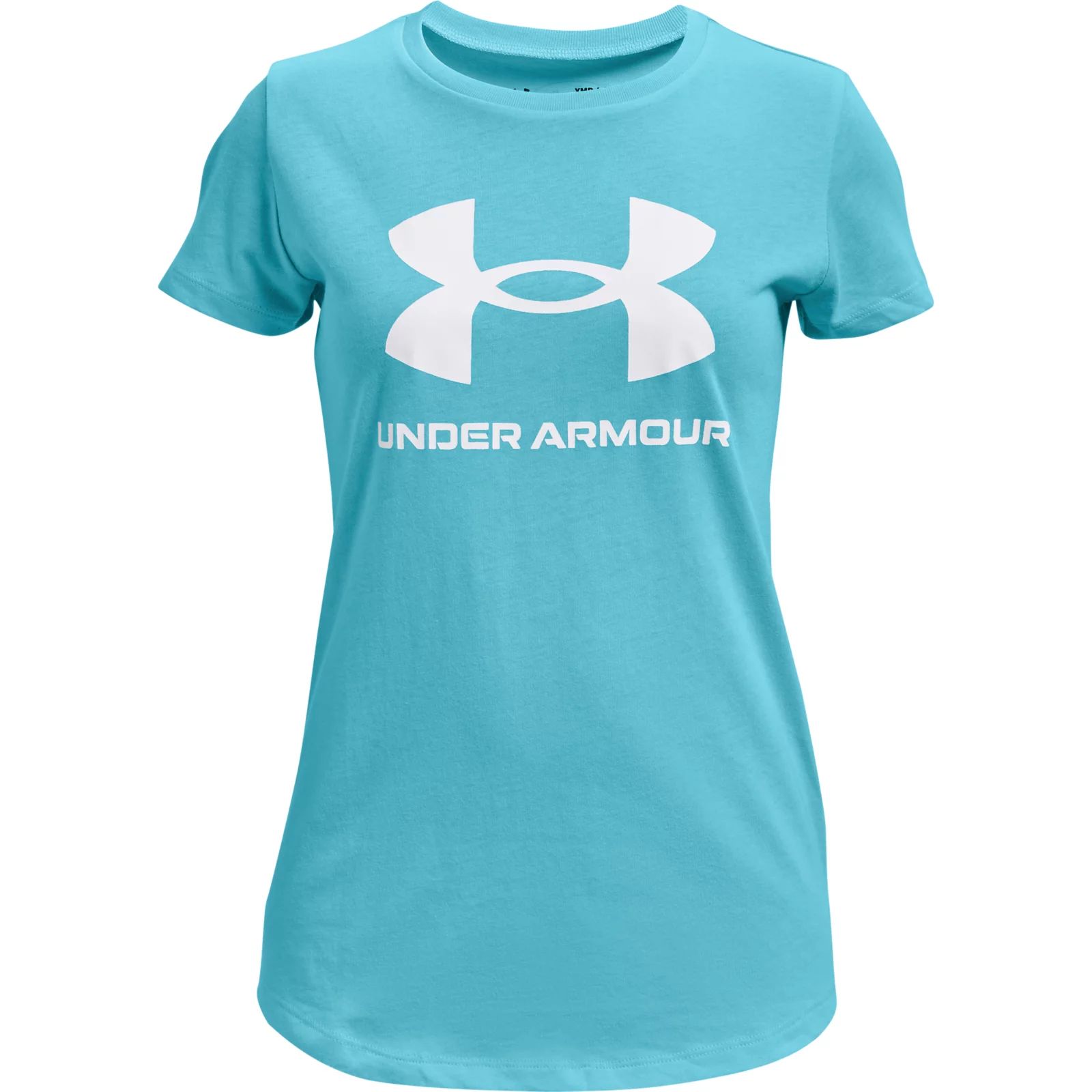 Футболка Under Armour Live Sportstyle Graphic SS 1361182-293 цв.голубой р. YLG