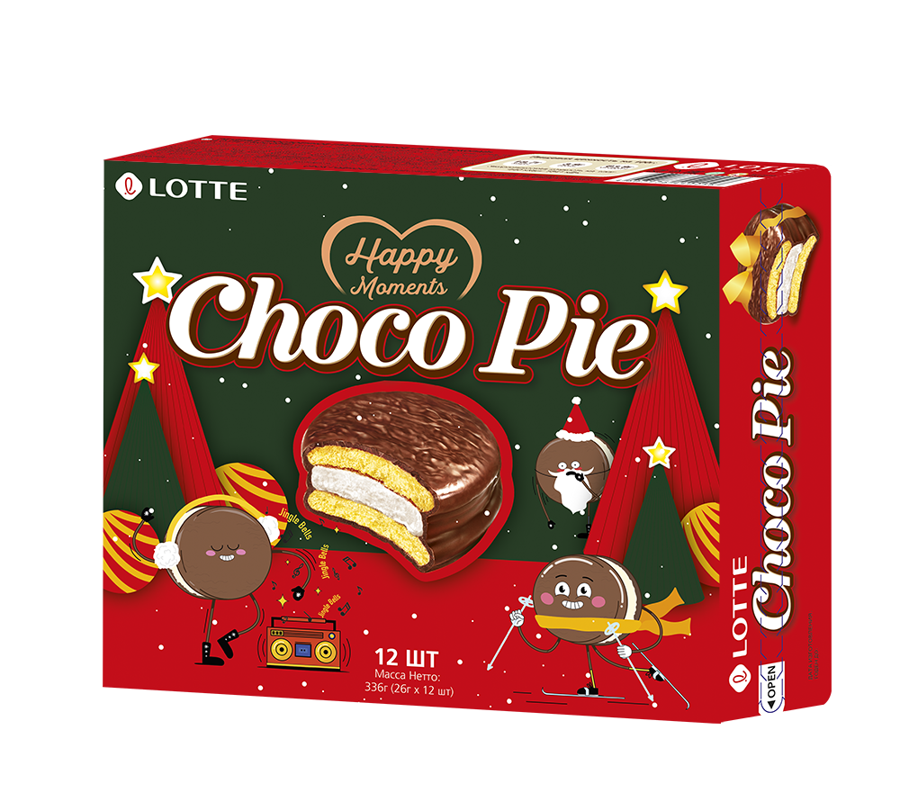 

Пирожное choco pie Lotte 336 г