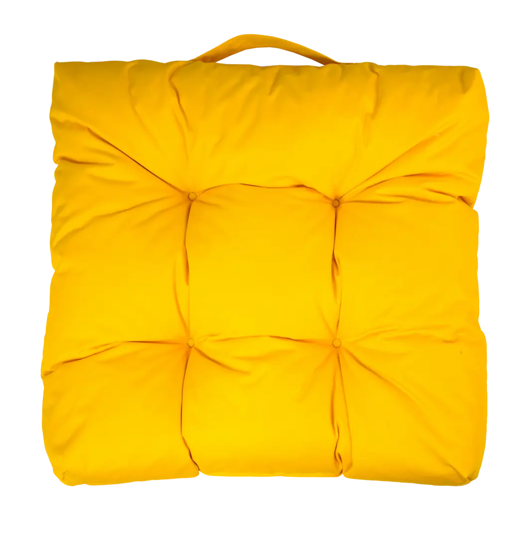 

Сидушка для пикника Linen Way 50x50 см цвет горчица, Желтый