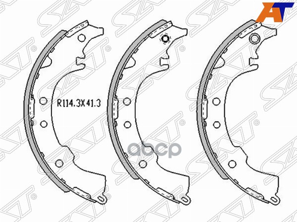 

Колодки Тормозные Задние Toyota Ipsum/Gaia/Nadia 98-04/Rush 06-16 Sat арт. ST-28-0004