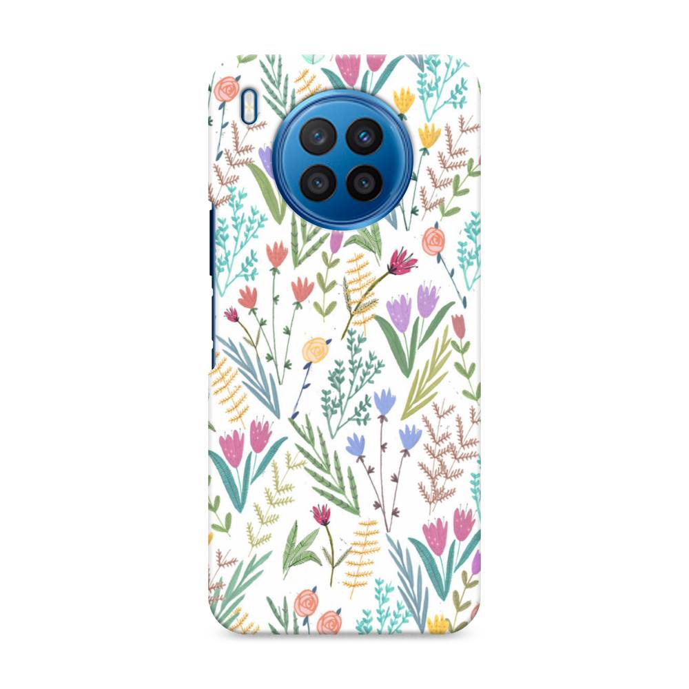 

Чехол Awog "Полевые цветы рисунок" для Huawei Nova 8i, 6106320-6