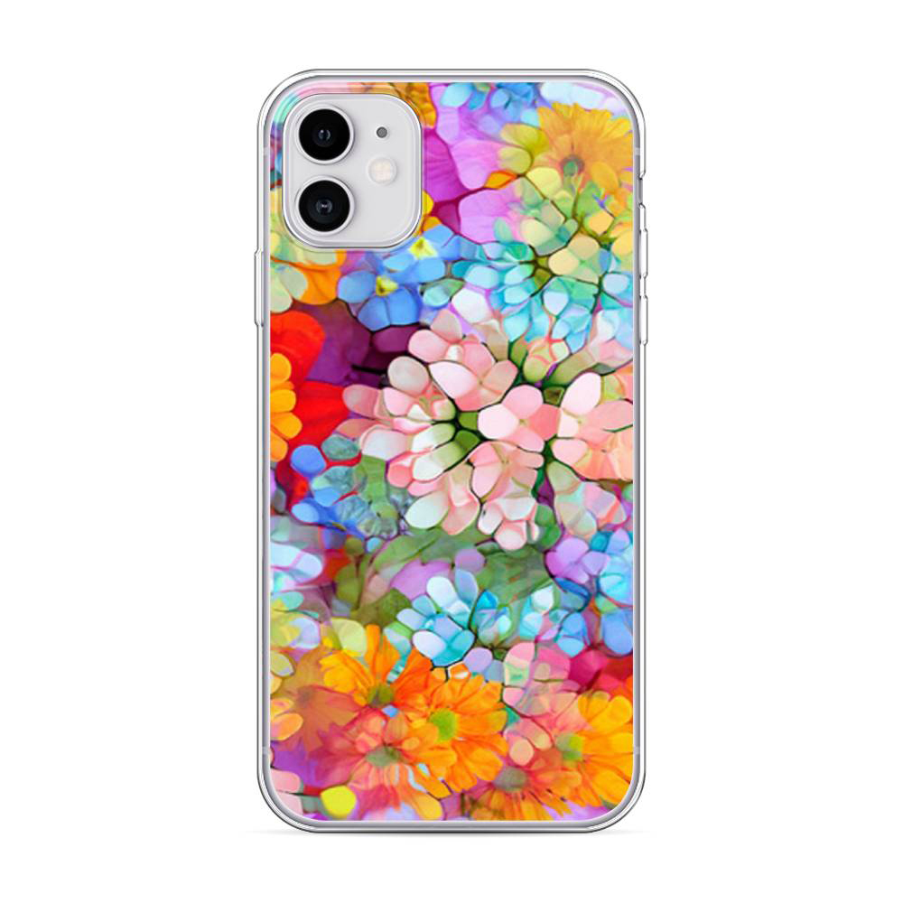 

Чехол Awog для Apple iPhone 11 "Цветы витраж"