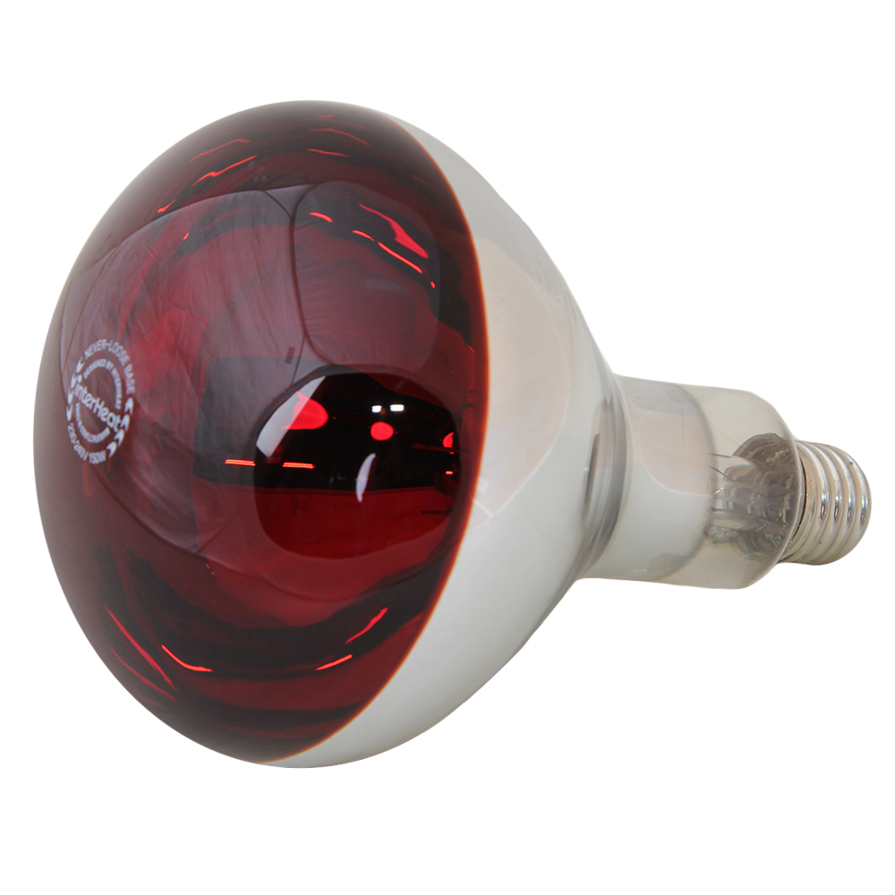 

Лампа инфракрасная 150 Вт E27 R125 InterHeat красная, 150R125/R/2