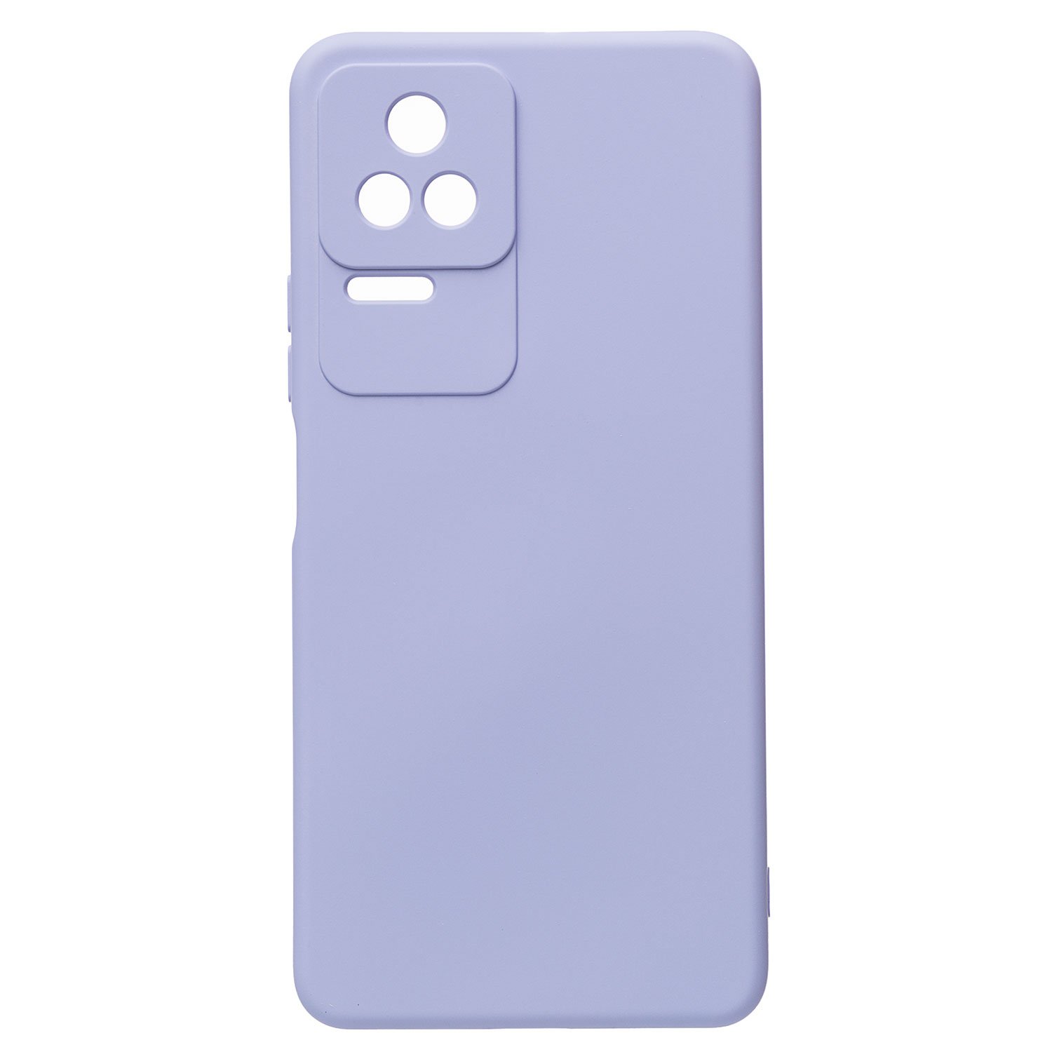 Чехол для Xiaomi Poco F4 силиконовый Soft Touch 4 <светло-фиолетовый>