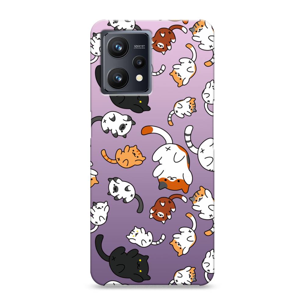 

Пластиковый чехол "Котопад" на Realme 9 Pro Plus, 258720-5