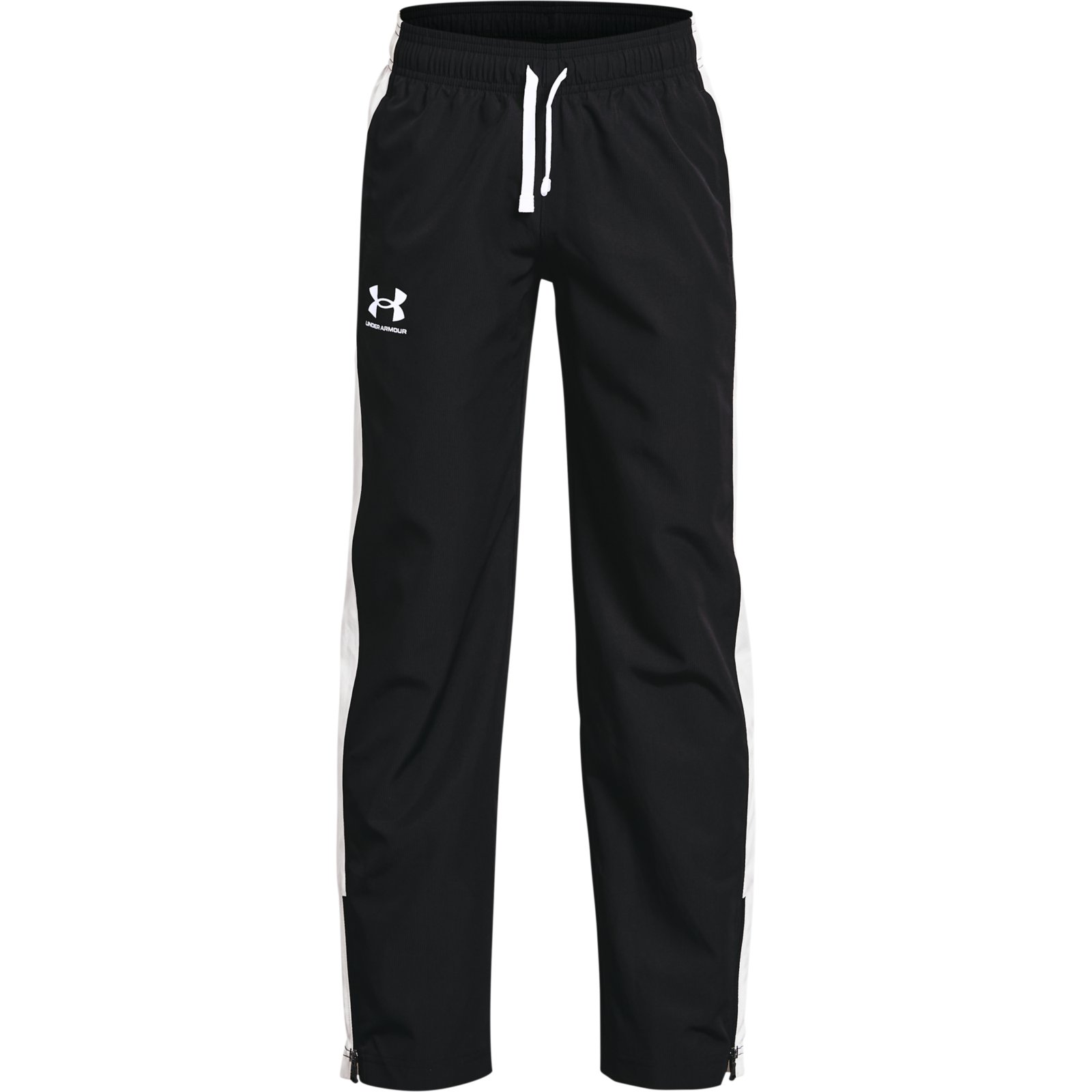 фото Брюки under armour woven track pants 1363291-001 цв.черный р. ylg