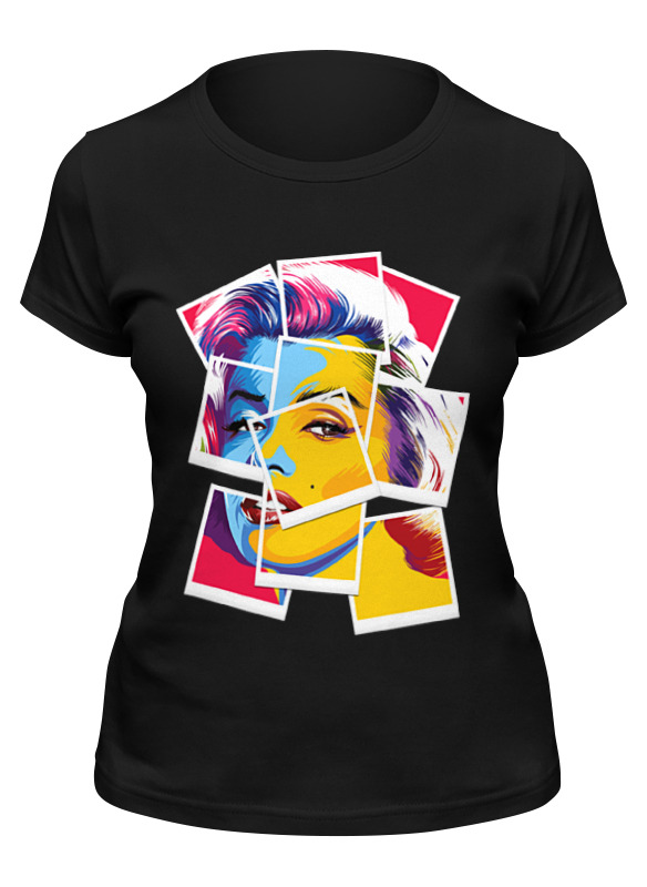 

Футболка женская Printio Мэрилин монро (marilyn monroe) черная 2XL, Черный, Мэрилин монро (marilyn monroe)
