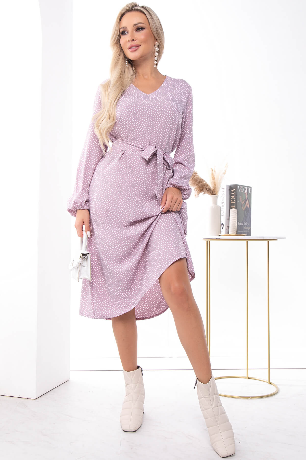 

Платье женское LT Collection Арианна розовое 42 RU, Розовый, Арианна